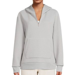 NWT - Time and Tru Quilted Half Zip Sweater
